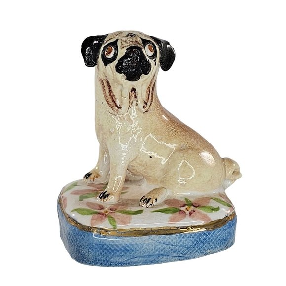 Other - Vintage Basil Matthews Pug On Pillow Figurine Dog